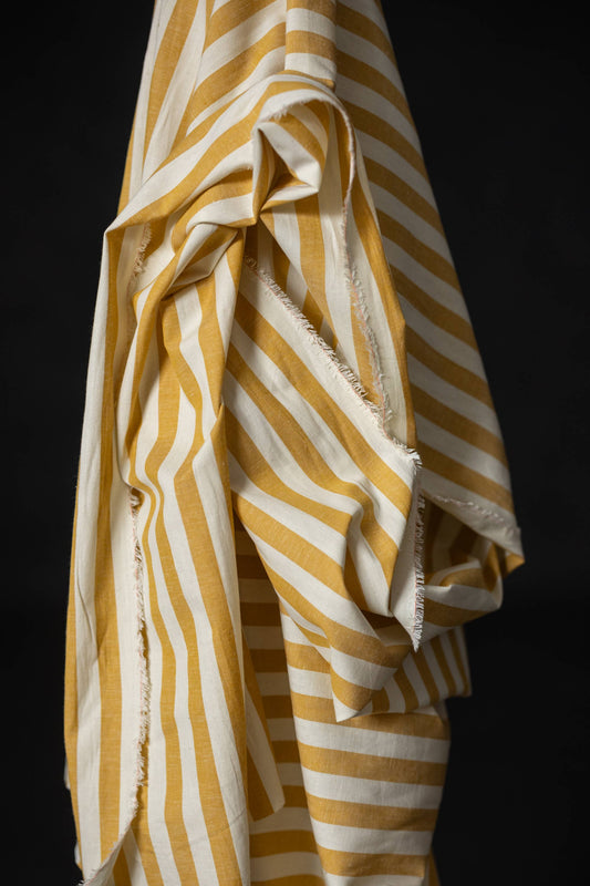 Sunshine Valley Cotton/Linen Stripe
