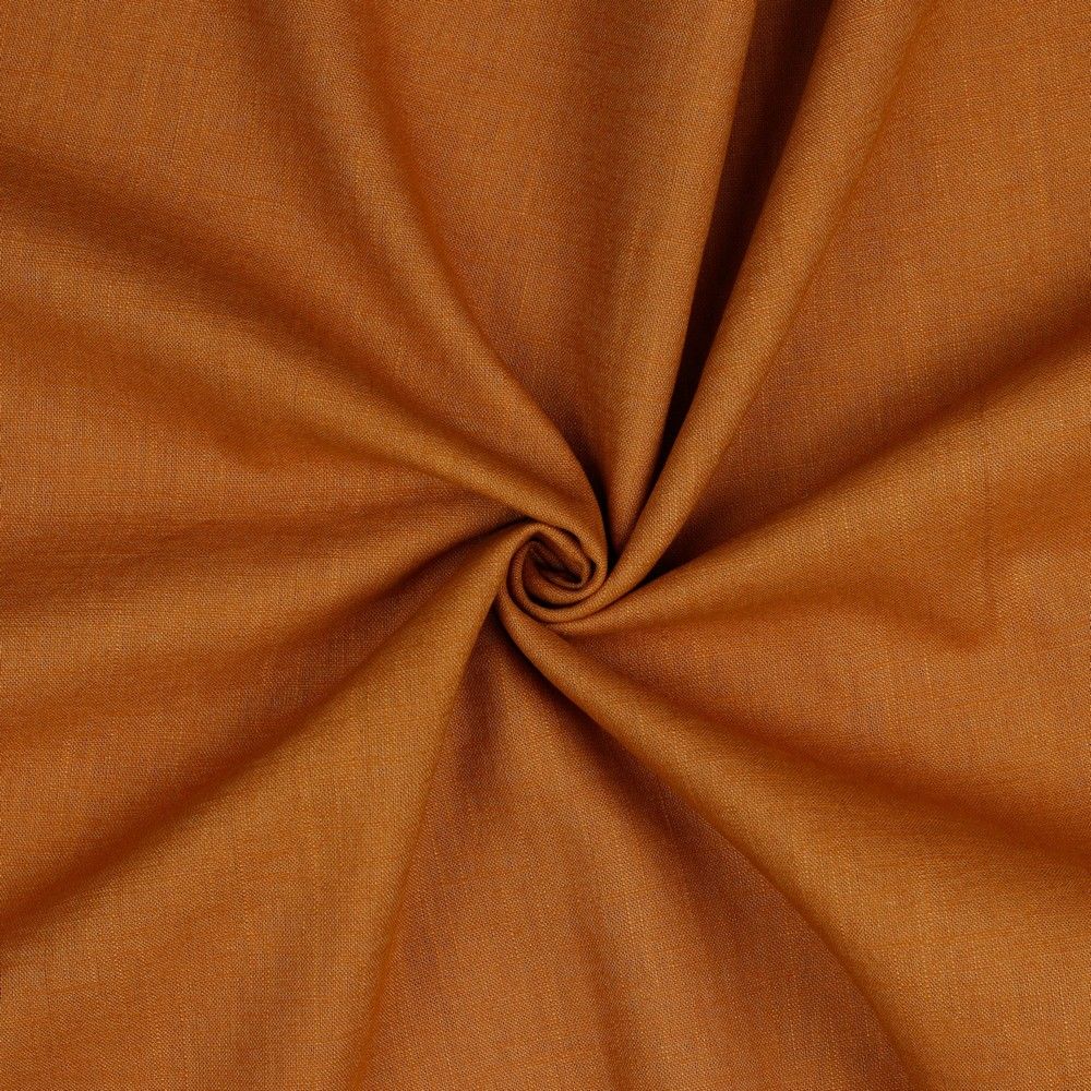 Washed Linen Blend Cognac