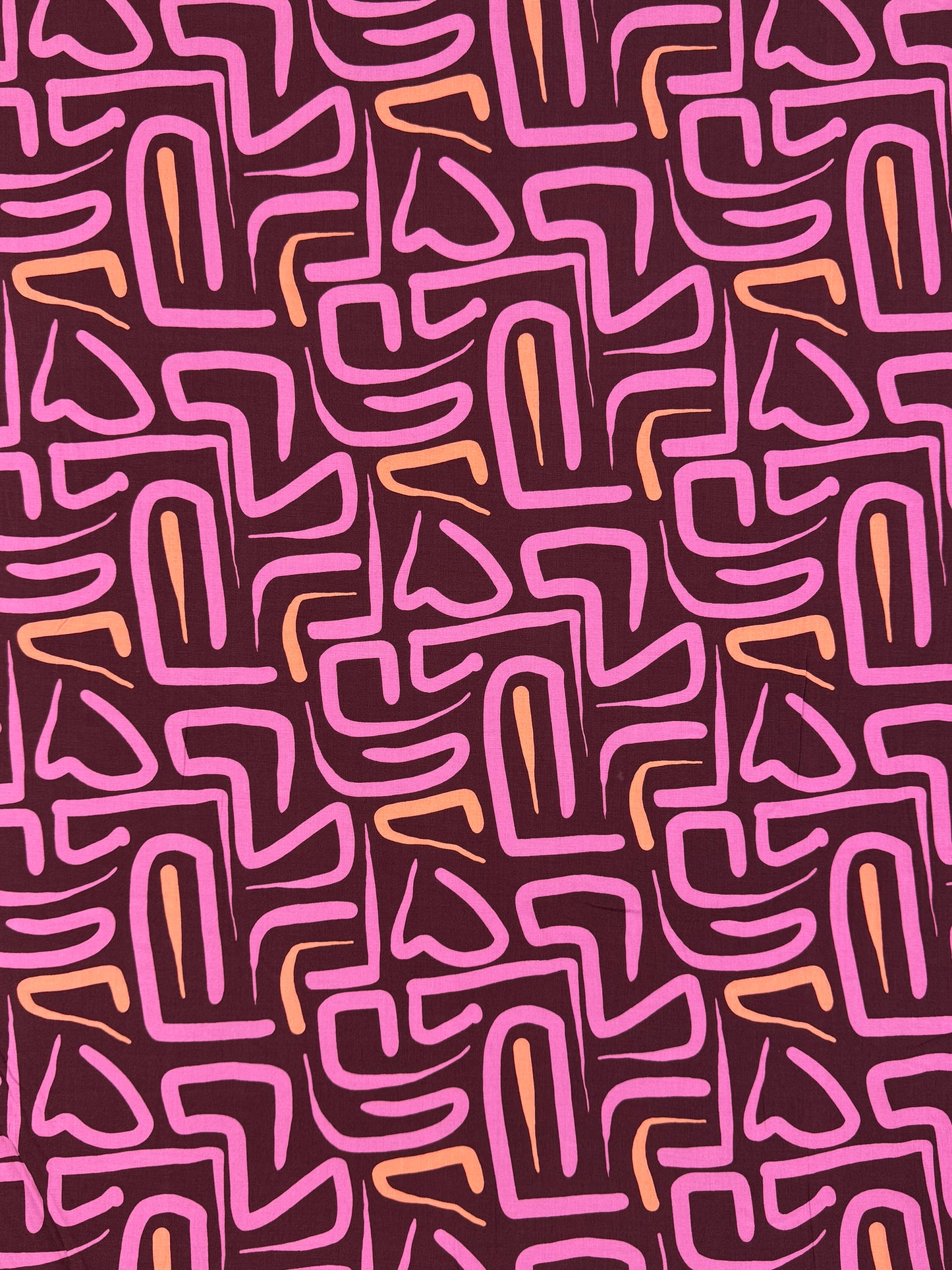 Radiance Abstract Purple Viscose