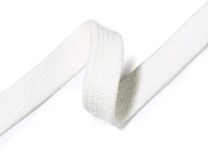 Cotton flat tubular braid 8mm width