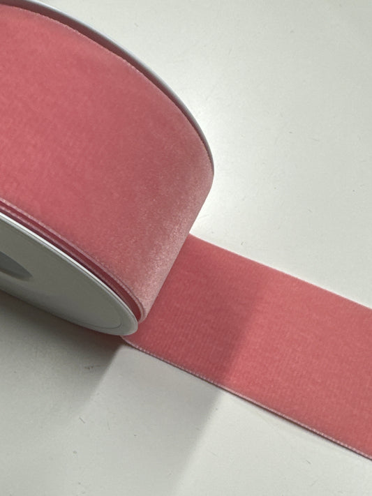 Dusty Rose Velvet Ribbon