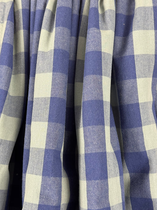 Blue / Green Cotton Yarn Dyed Checks