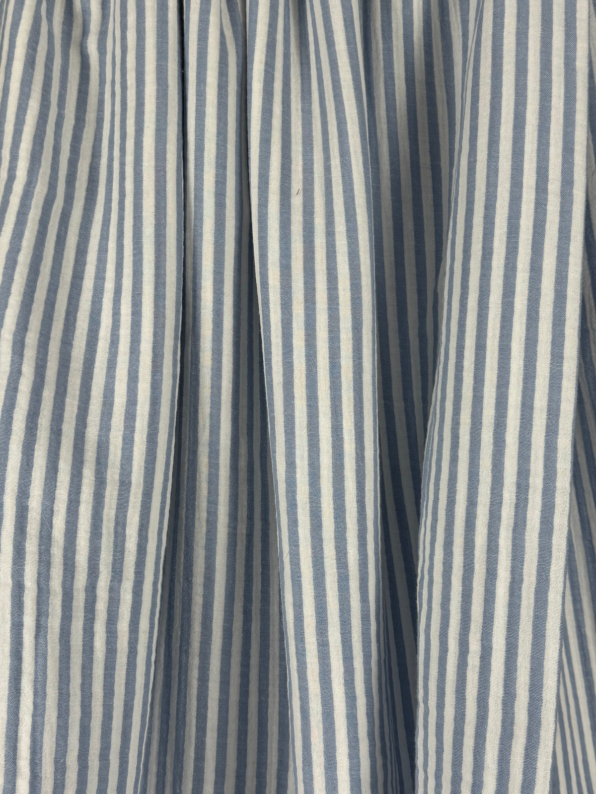 Blue Stripes Double Gauze Yarn Dyed Stripes