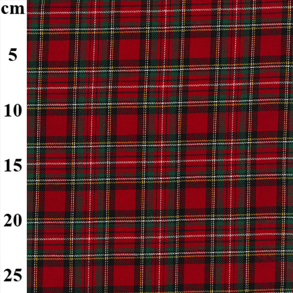 Tartan Check Brushed Cotton - RED SS5