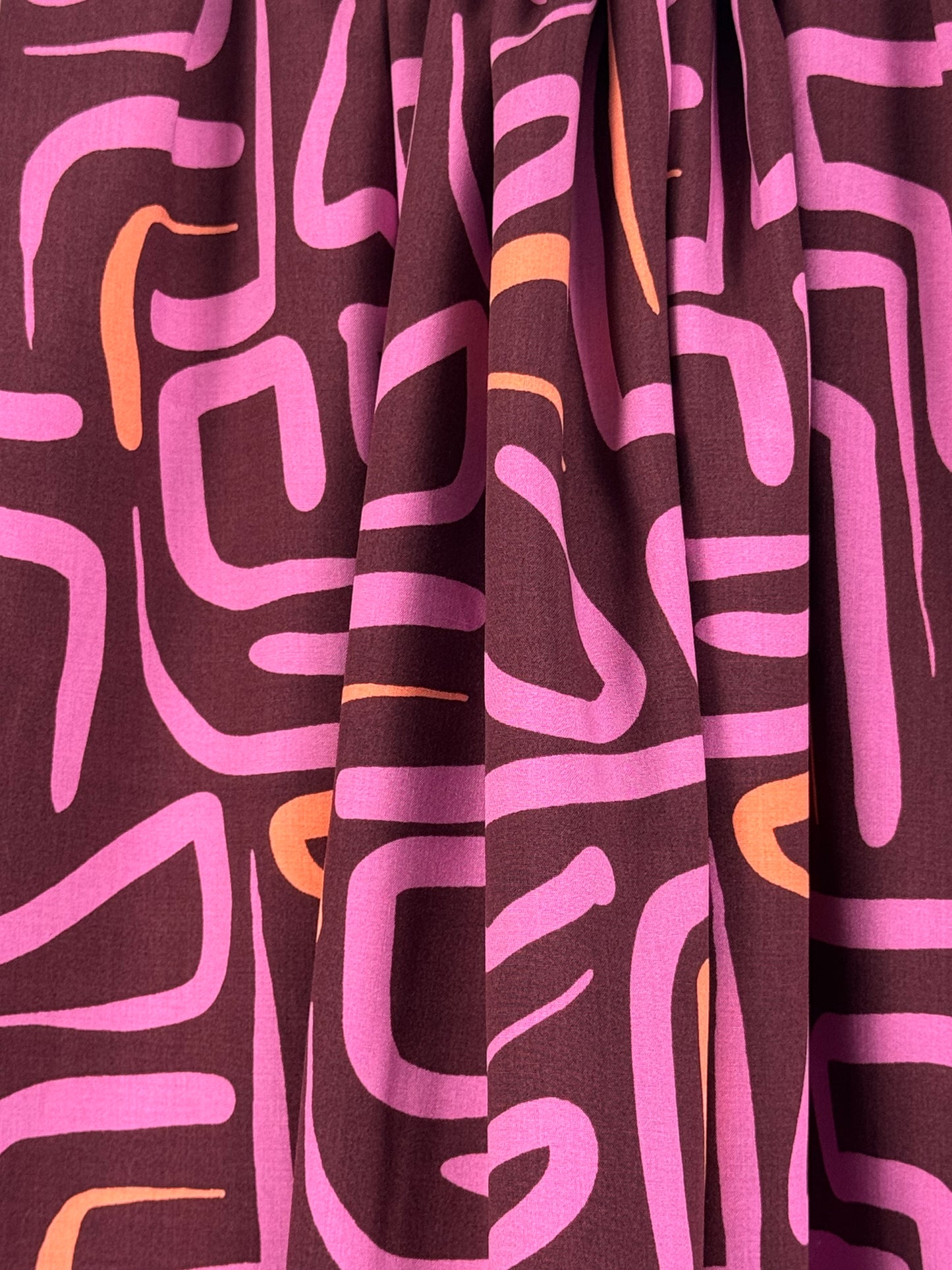 Radiance Abstract Purple Viscose