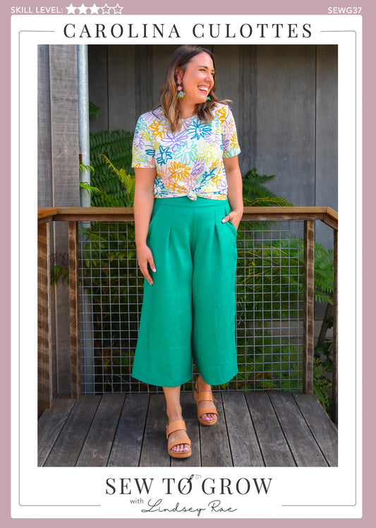 Sew To Grow with Lindsey Rae Carolina Culottes