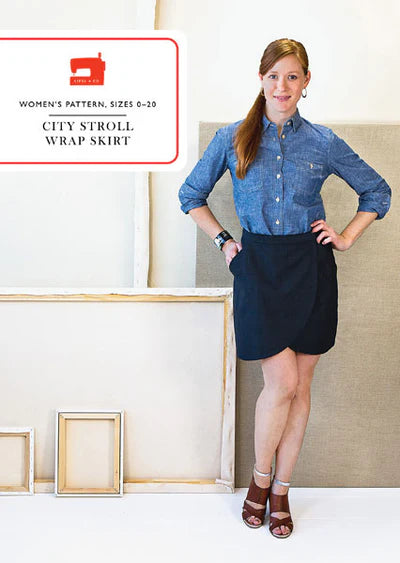 City Stroll Wrap Skirt - Liesl + Co