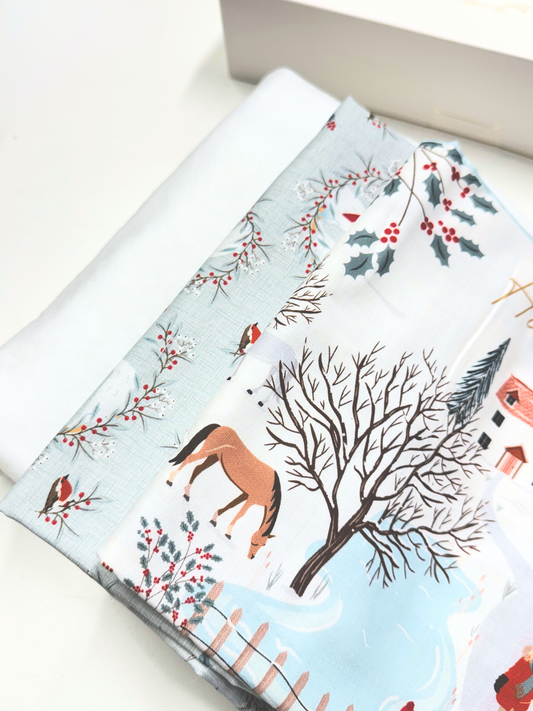 Country Christmas Advent Calendar Kit