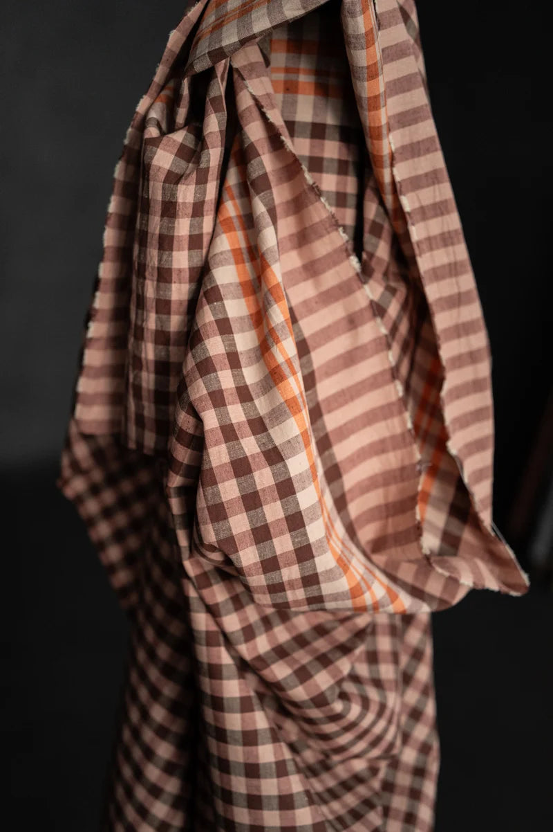 Flavour Notes Cotton/Linen Gingham