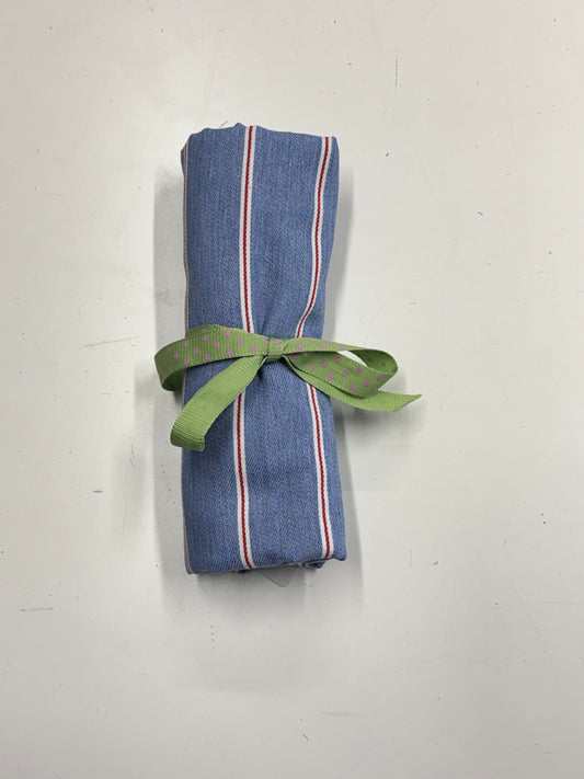 Stripe lightweight denim Remnant
