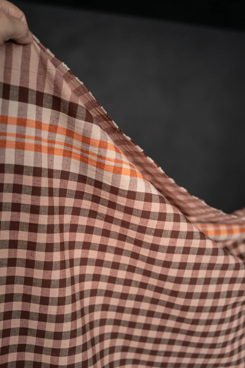 Flavour Notes Cotton/Linen Gingham