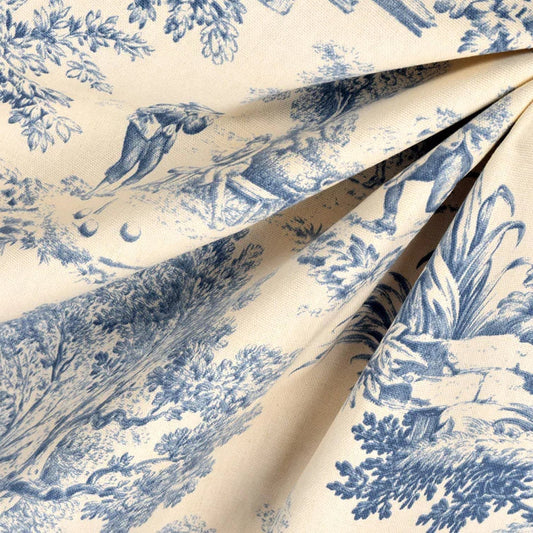 Toile De Jouy 'Festin' Cotton