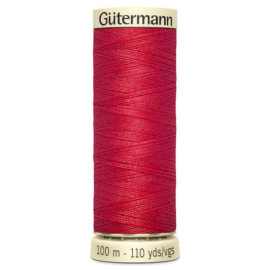 365 Coral Red Gutermann Sew All 100m Thread