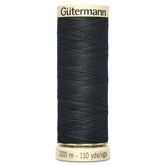 542 Charcoal Grey Gutermann Sew All 100m Thread