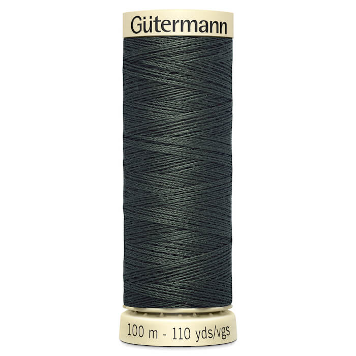 861 Dark Brown/Green Gutermann Sew All 100m Thread