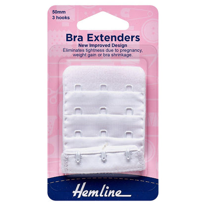 Hemline Bra Extender 3 hooks