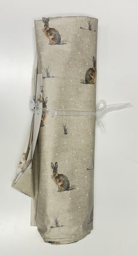 Waterproof Table Cloth Canvas Hare - 310cm Remnant