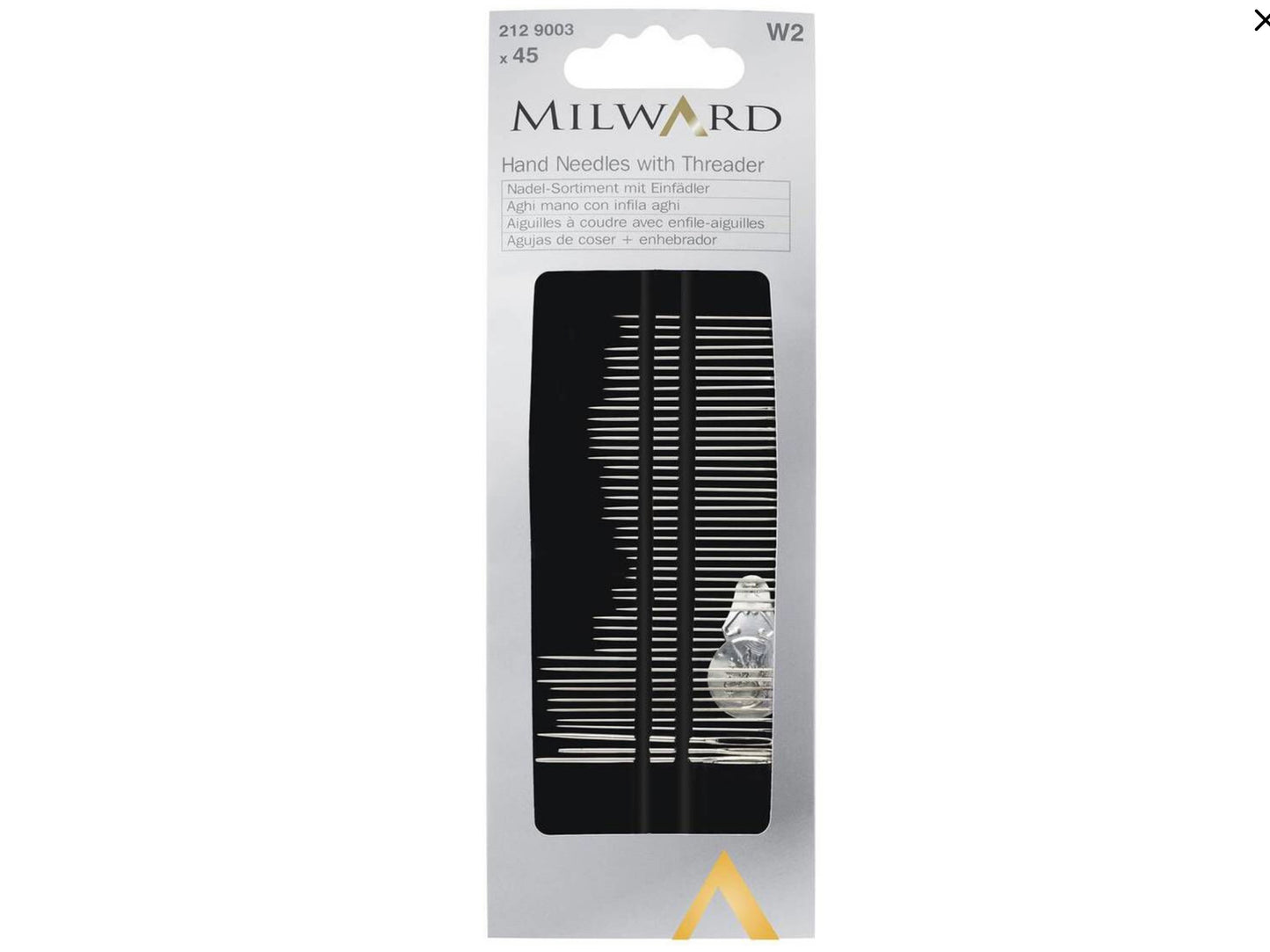 Milward Hand Needles with Threader