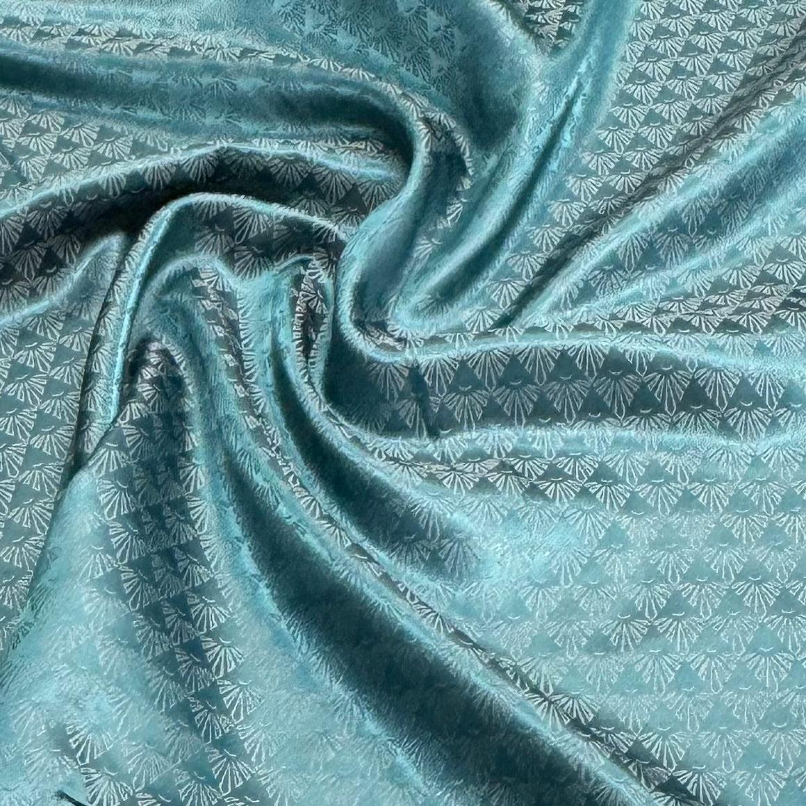 Acetate / Viscose Lining - Turquoise V11