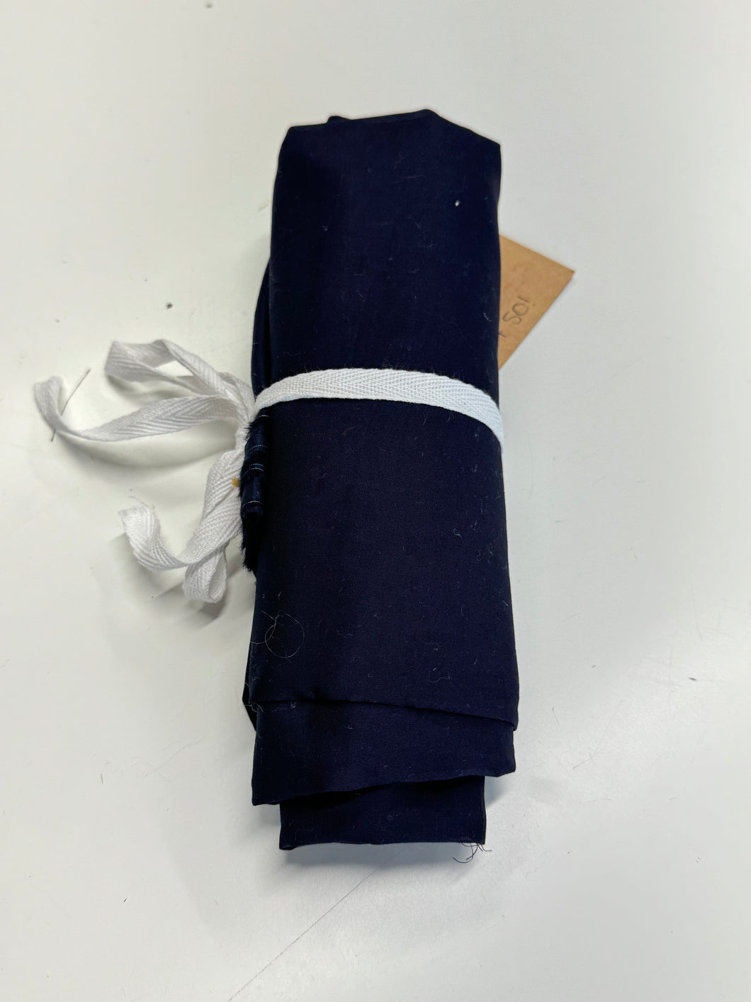 Navy 100% Cotton Voile Remnant