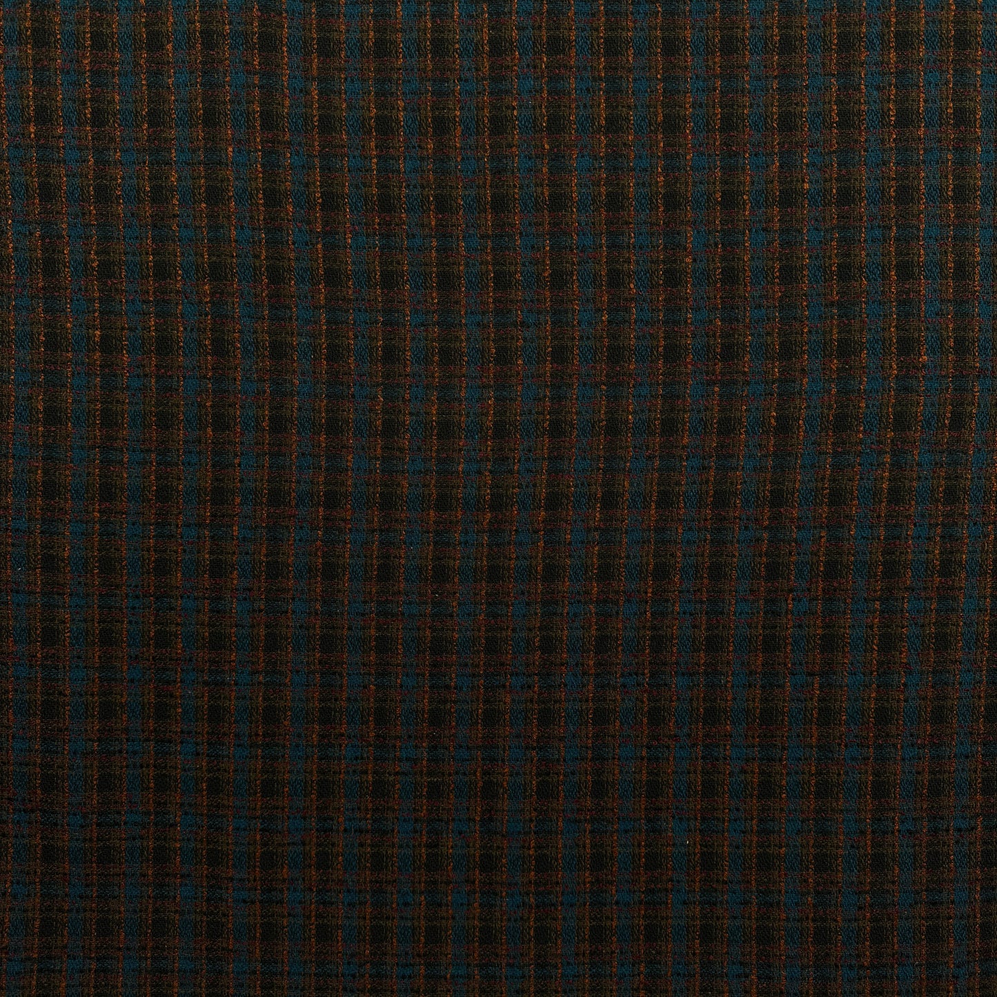 Teal, Orange, and Brown Lightweight Plaid SS35