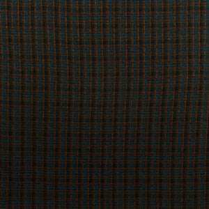 Teal, Orange, and Brown Lightweight Plaid