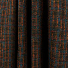 Teal, Orange, and Brown Lightweight Plaid