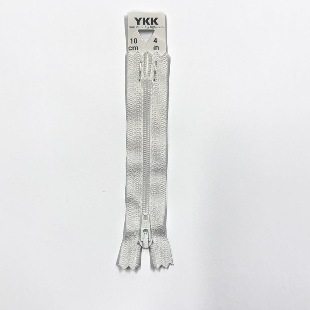 White 501 YKK Standard Zip