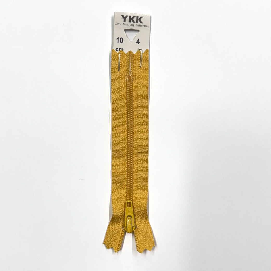 Yellow 844 YKK Standard Zip