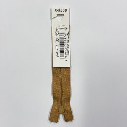Old Gold 508 YKK Standard Zip