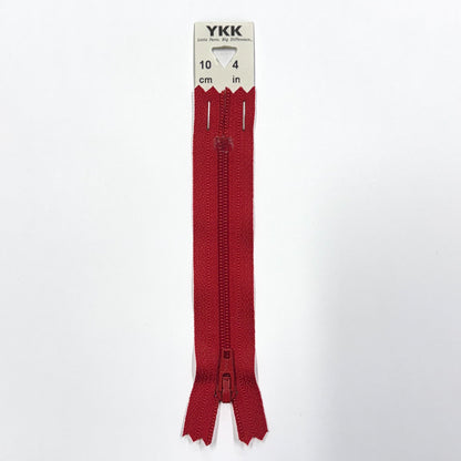 Red 519 YKK Standard Zip
