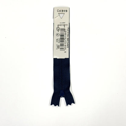 Navy 919 YKK Standard Zip
