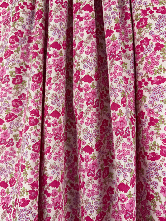 Pink Floral Cotton Lawn