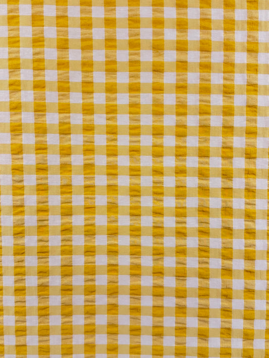 Sunshine Seersucker Gingham