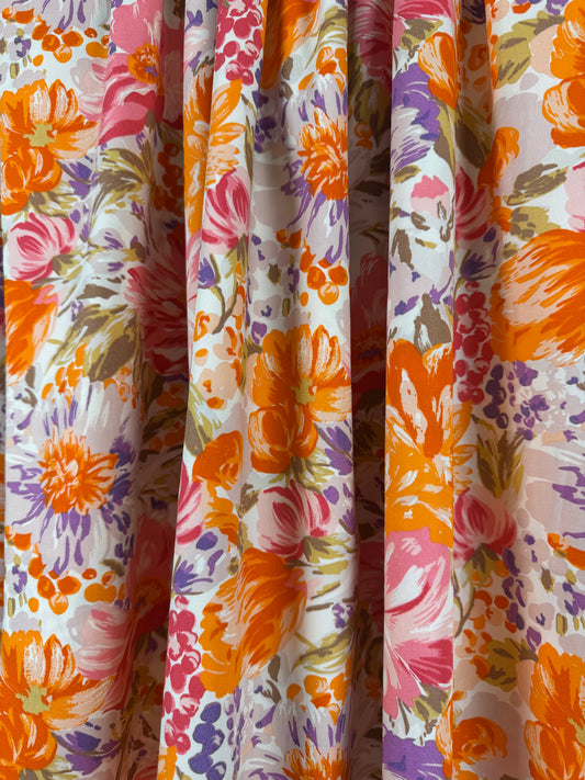 Orange Summer Floral