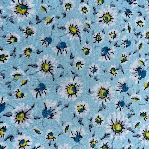 Blue Daisies - Viscose