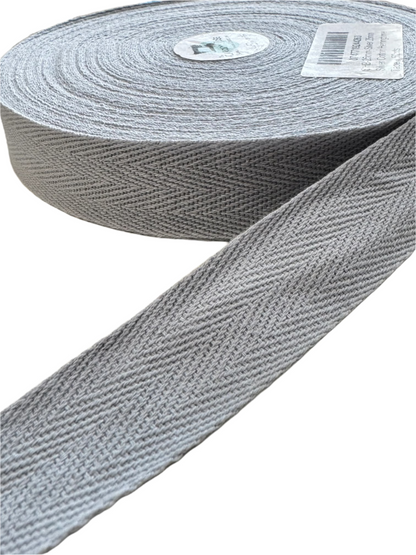 25mm Cotton Twill Tape (Various Colours)