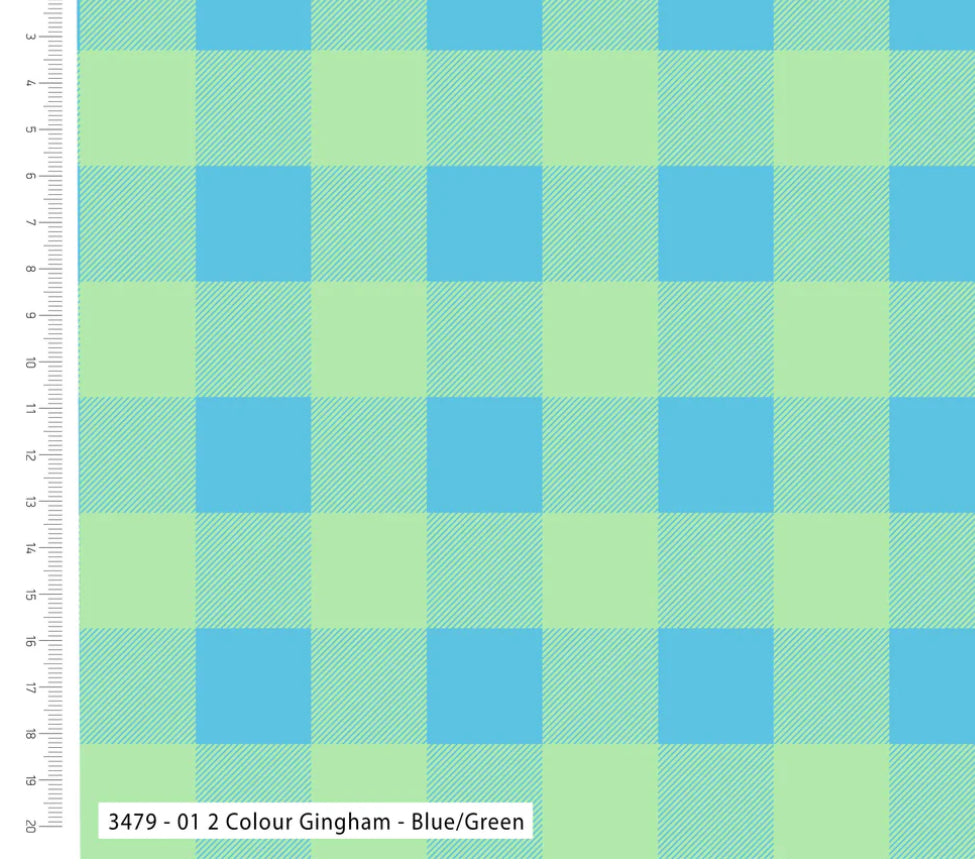 The Crafty Pie - 2 Colour Gingham - Viscose SW70