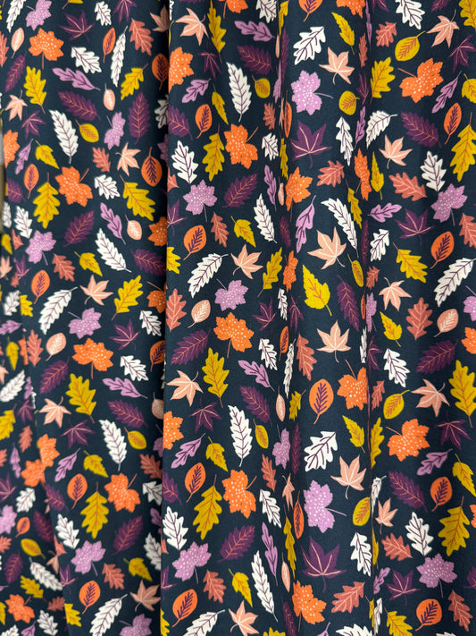 Woodland Wander Navy Quilting Cotton WOOD2521
