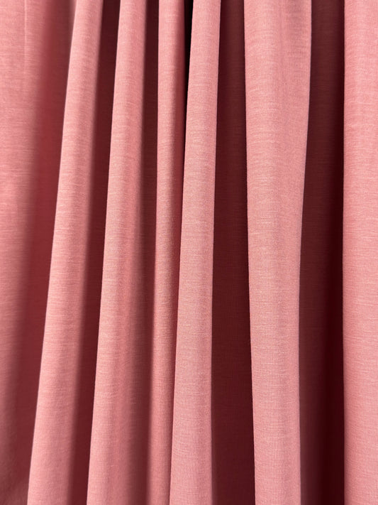 Supersoft Bamboo Jersey- Dusky Pink