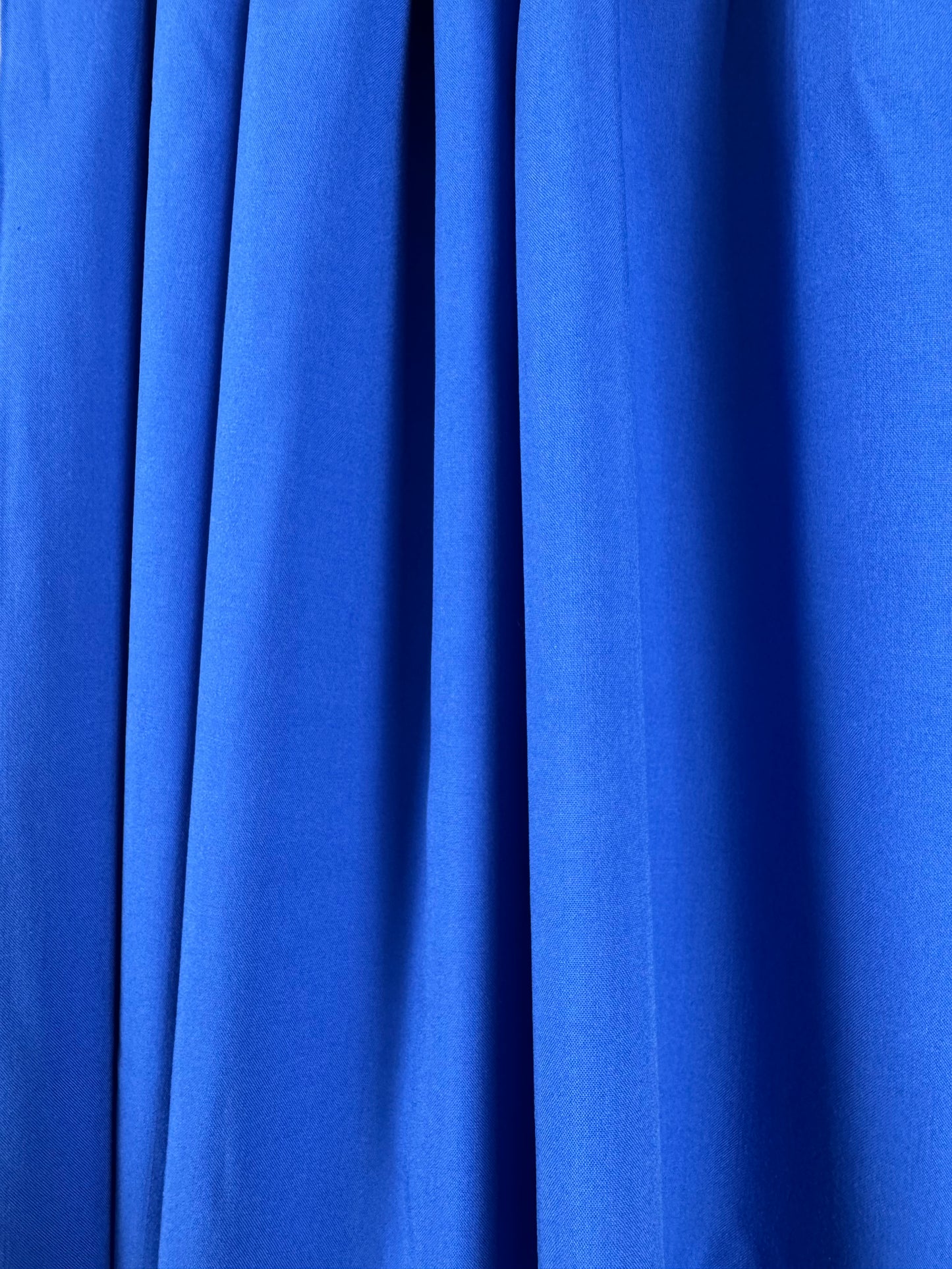 Woven Viscose Poplin Cobalt