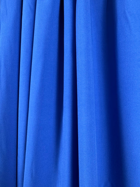 Woven Viscose Poplin Cobalt