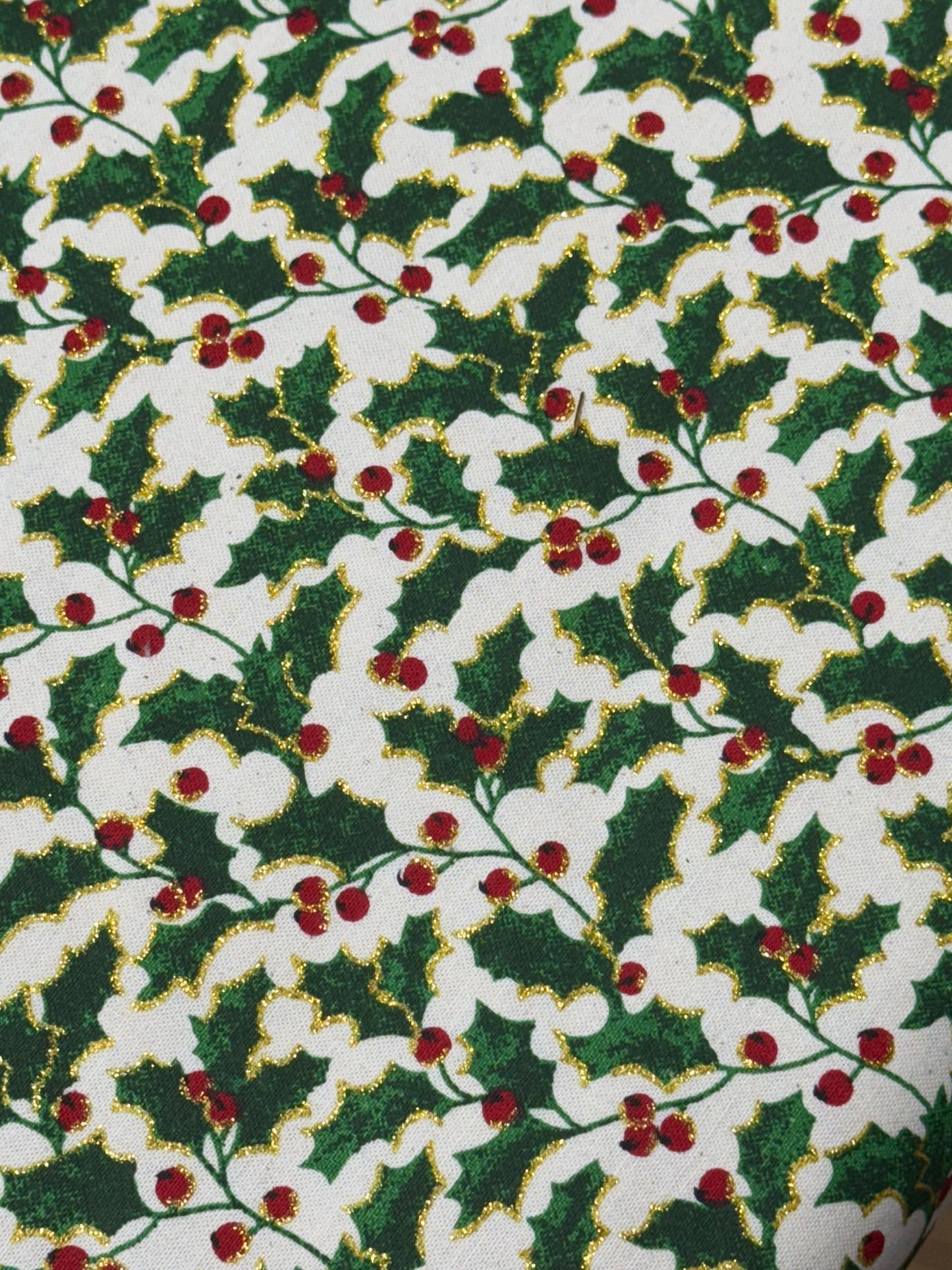 Festive Holly Cotton