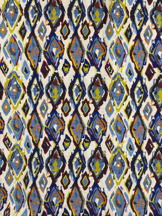 Watercolour Harlequin Viscose