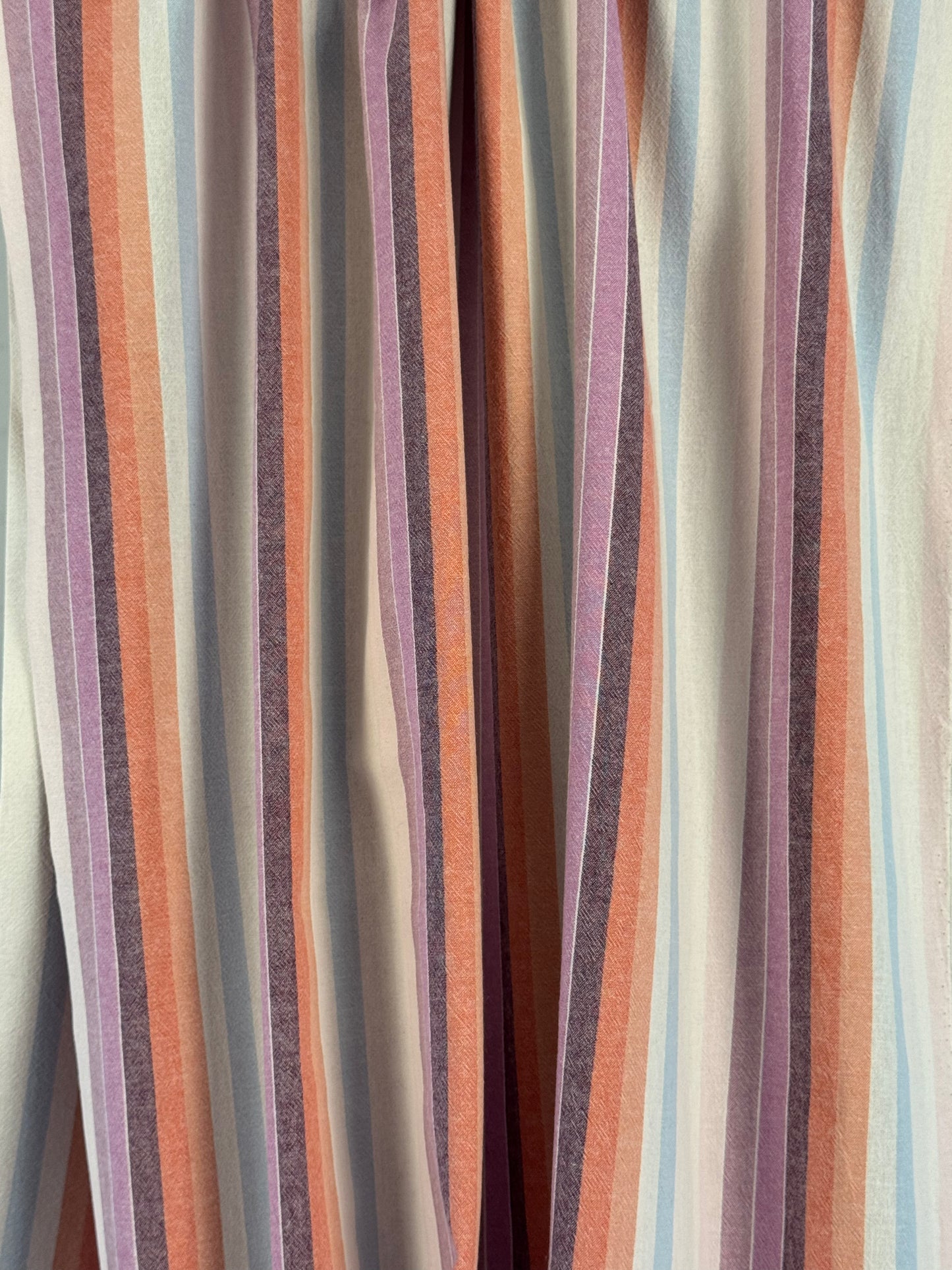 Multicolour Pastel Yarn Dyed Stripe Cotton