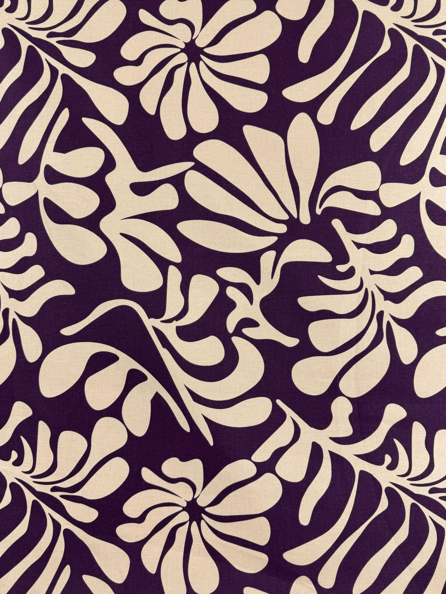 Vintage Leaves Canvas Remnant