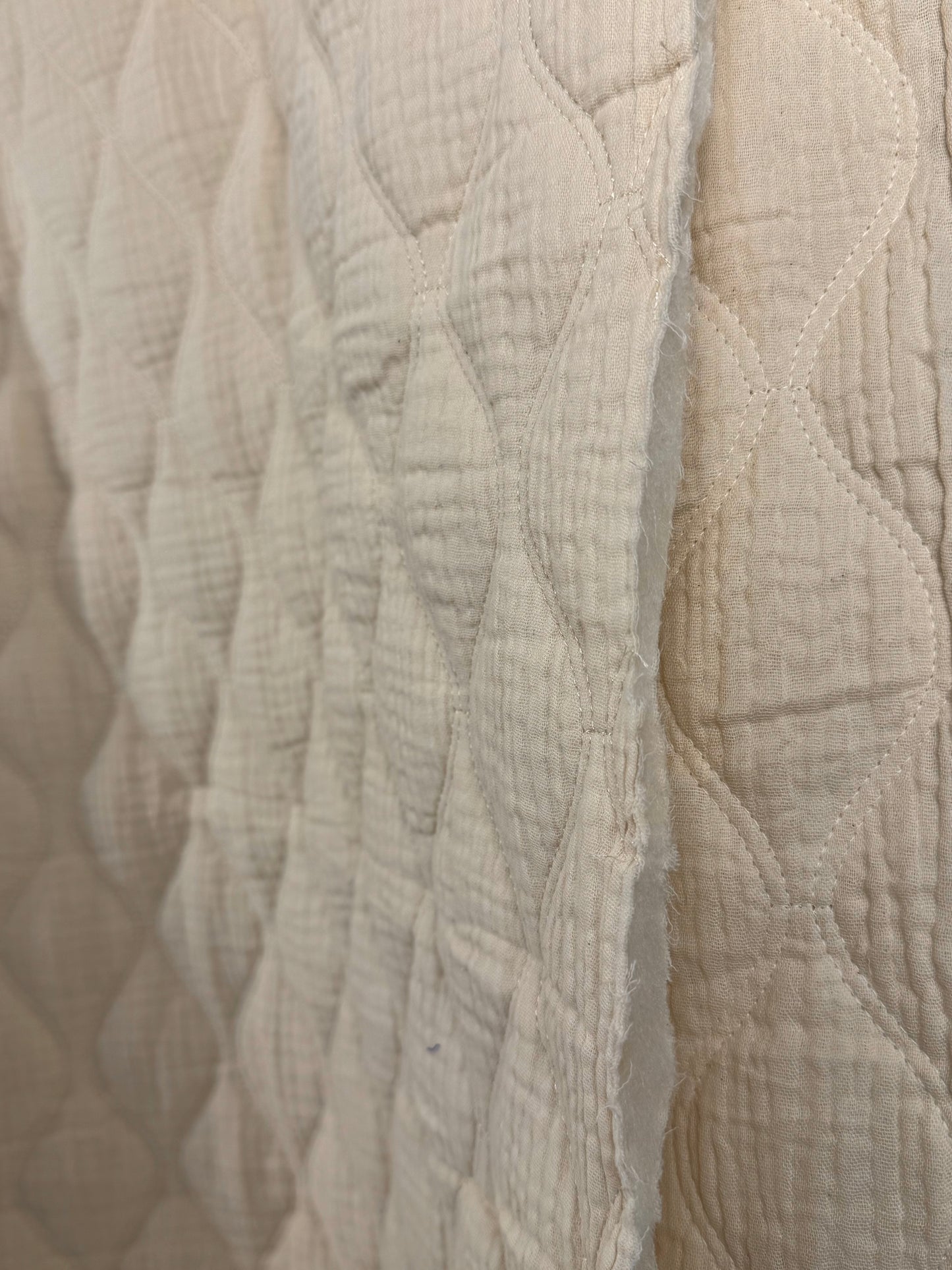 Quilted Double Gauze - Natural