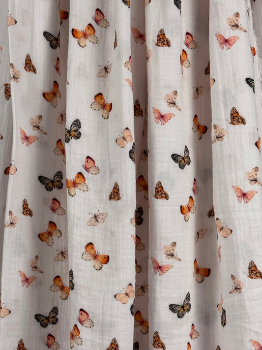 Butterflies Double Gauze