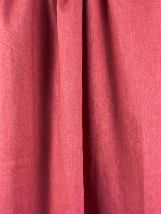 Washed Linen Dark Rose Remnant
