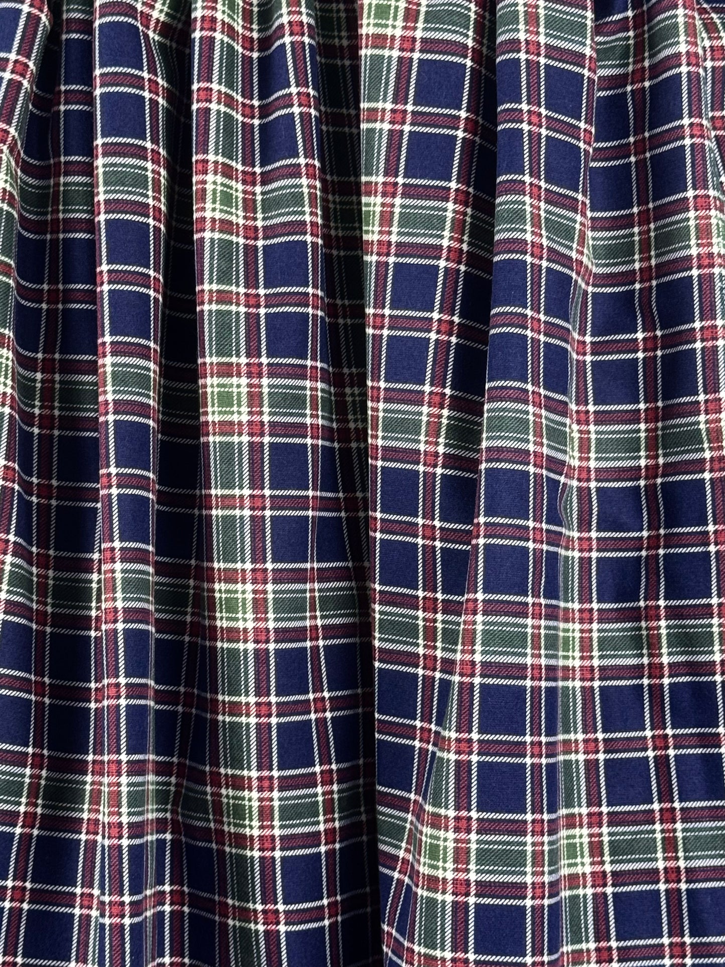 Flannel Checks Navy, Red, Green and White